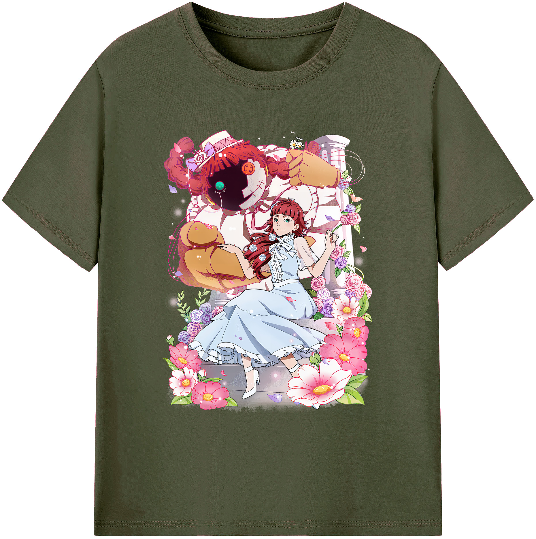（画像用） 文豪ストレイドッグス Bungo Stray Dogs 綿100％ メンズ半袖Tシャツ｜肌触りやわらか＆通気性